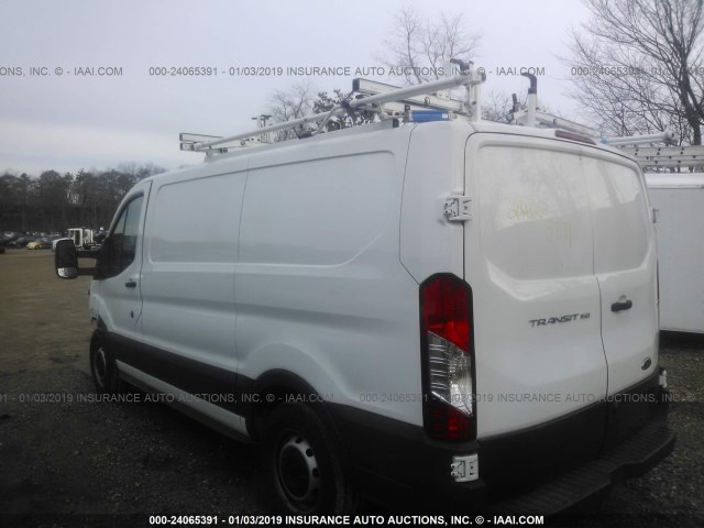 1FTYE1YM9HKB37763 - 2017 FORD TRANSIT T-150 WHITE photo 3