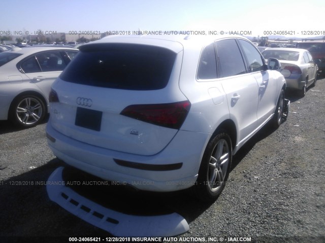 WA1CMAFP9EA026734 - 2014 AUDI Q5 TDI/PREMIUM PLUS WHITE photo 4