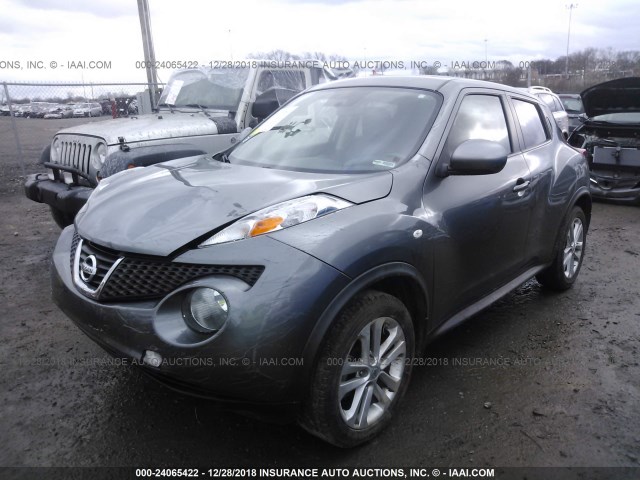 JN8AF5MRXDT221266 - 2013 NISSAN JUKE S/SV/SL GRAY photo 2