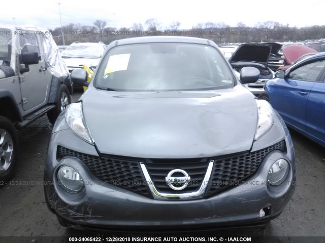 JN8AF5MRXDT221266 - 2013 NISSAN JUKE S/SV/SL GRAY photo 6