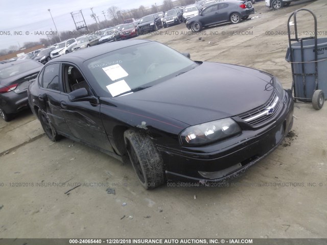 2G1WP551449257123 - 2004 CHEVROLET IMPALA SS BLACK photo 1