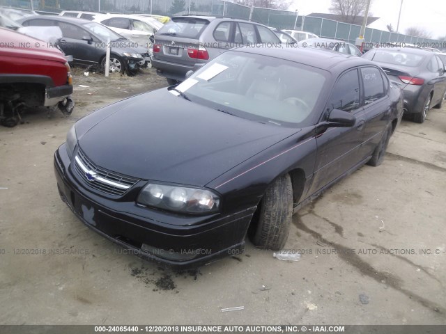 2G1WP551449257123 - 2004 CHEVROLET IMPALA SS BLACK photo 2