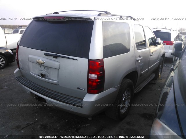 1GNEC23309R204117 - 2009 CHEVROLET TAHOE C1500 LT TAN photo 4