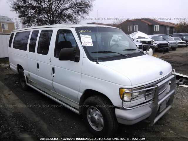 1FBJS31H6SHB23217 - 1995 FORD ECONOLINE E350 SUPER DUTY WHITE photo 1