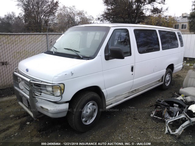 1FBJS31H6SHB23217 - 1995 FORD ECONOLINE E350 SUPER DUTY WHITE photo 2