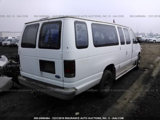 1FBJS31H6SHB23217 - 1995 FORD ECONOLINE E350 SUPER DUTY WHITE photo 4