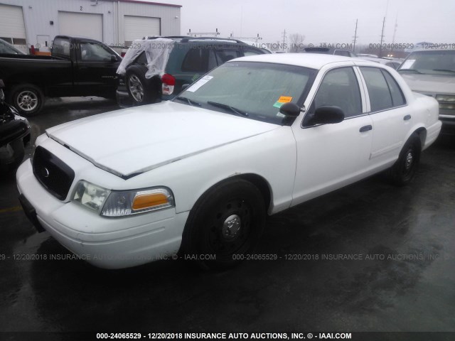 2FABP7BV3AX110202 - 2010 FORD CROWN VICTORIA POLICE INTERCEPTOR WHITE photo 2