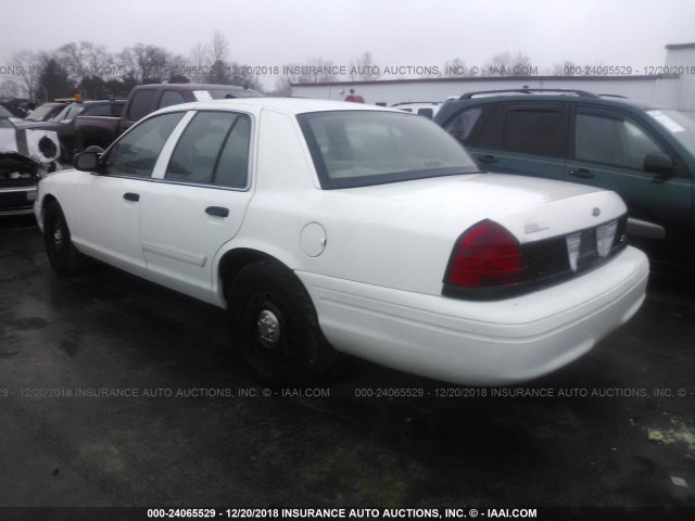 2FABP7BV3AX110202 - 2010 FORD CROWN VICTORIA POLICE INTERCEPTOR WHITE photo 3