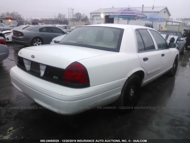 2FABP7BV3AX110202 - 2010 FORD CROWN VICTORIA POLICE INTERCEPTOR WHITE photo 4