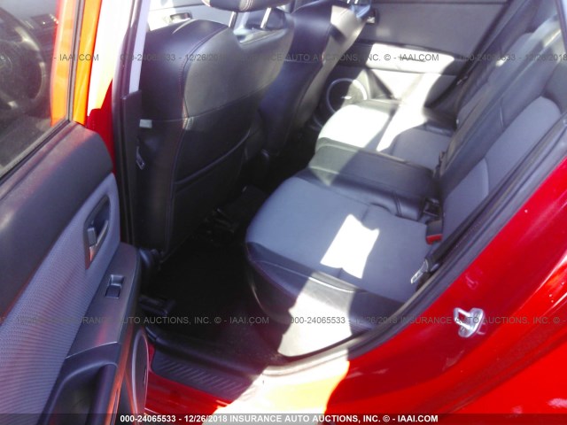 JM1BK34M271678447 - 2007 MAZDA SPEED 3 RED photo 8