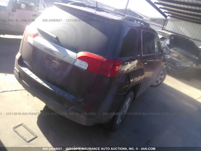 2GKALSEK5C6288535 - 2012 GMC TERRAIN SLE RED photo 4