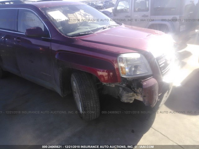 2GKALSEK5C6288535 - 2012 GMC TERRAIN SLE RED photo 6