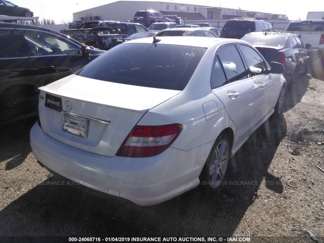 WDDGF56X68F126439 - 2008 MERCEDES-BENZ C 350 SILVER photo 4