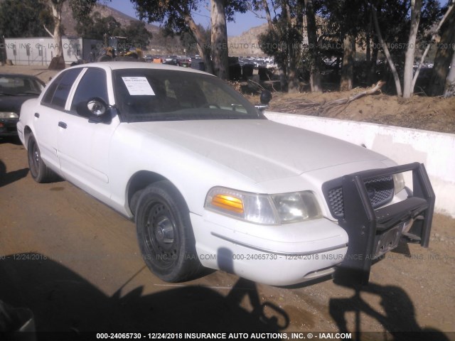 2FAFP71W7WX119701 - 1998 FORD CROWN VICTORIA POLICE INTERCEPTOR WHITE photo 1