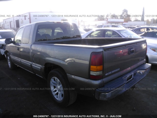 2GCEC19T7X1249121 - 1999 CHEVROLET SILVERADO C1500 SILVER photo 3