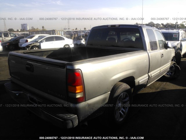 2GCEC19T7X1249121 - 1999 CHEVROLET SILVERADO C1500 SILVER photo 4