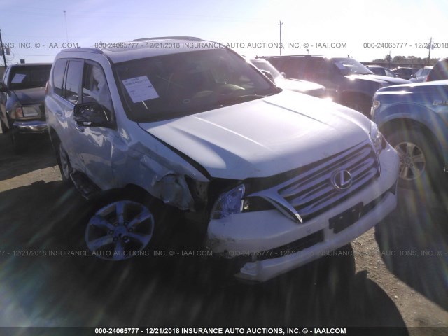 JTJBM7FX9B5032121 - 2011 LEXUS GX WHITE photo 1