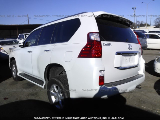 JTJBM7FX9B5032121 - 2011 LEXUS GX WHITE photo 3