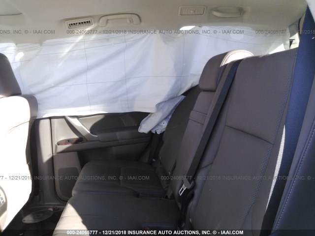 JTJBM7FX9B5032121 - 2011 LEXUS GX WHITE photo 8