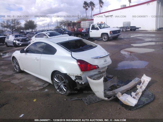 JN1CV6EK5EM111125 - 2014 INFINITI Q60 JOURNEY/IPL WHITE photo 3