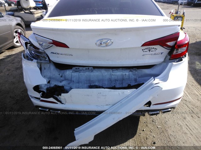 5NPE34AB5HH479485 - 2017 HYUNDAI SONATA SPORT/LIMITED WHITE photo 6