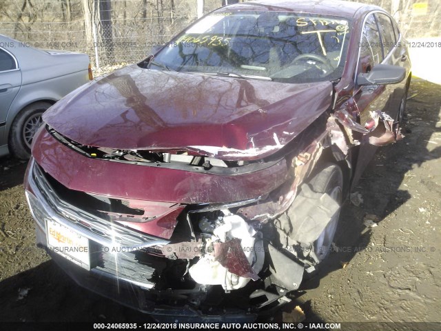 1G1ZB5ST6GF258769 - 2016 CHEVROLET MALIBU LS BLACK photo 6