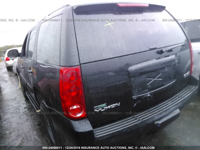 1GKFK13028R157286 - 2008 GMC YUKON BLACK photo 3