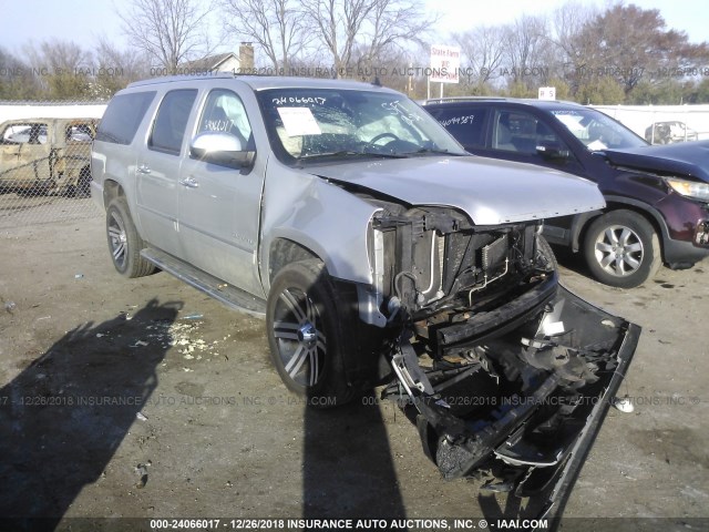 1GKS2MEF6BR167831 - 2011 GMC YUKON XL DENALI SILVER photo 1