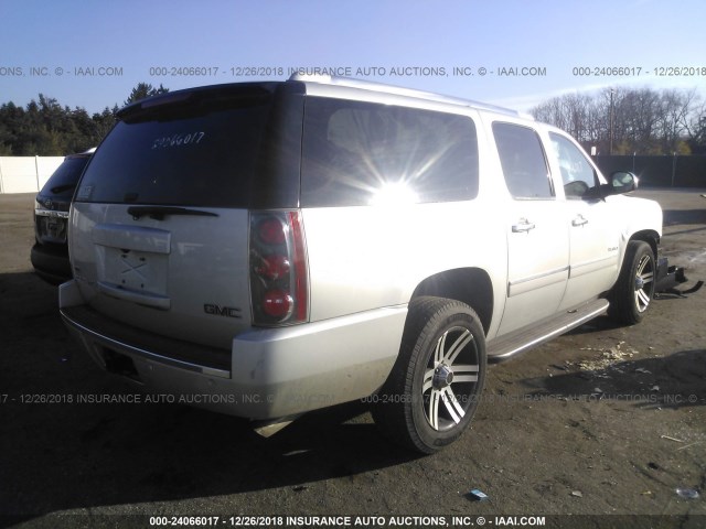 1GKS2MEF6BR167831 - 2011 GMC YUKON XL DENALI SILVER photo 4