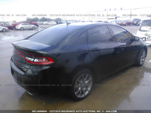 1C3CDFBB5ED865232 - 2014 DODGE DART SXT BLACK photo 4