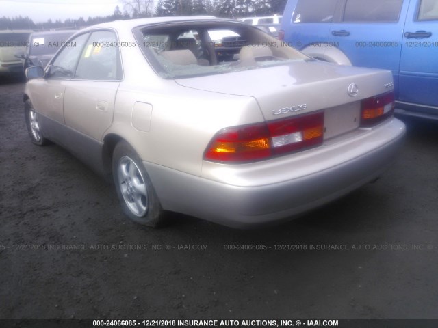 JT8BF28G7X5058414 - 1999 LEXUS ES 300 GOLD photo 3