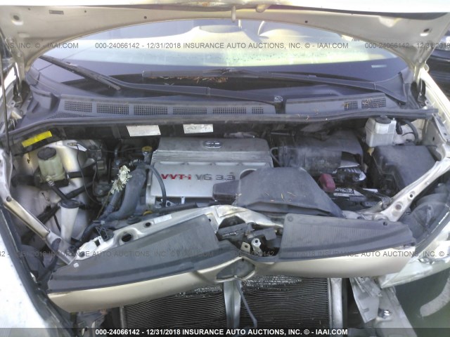 5TDZA23C26S505985 - 2006 TOYOTA SIENNA CE/LE TAN photo 10