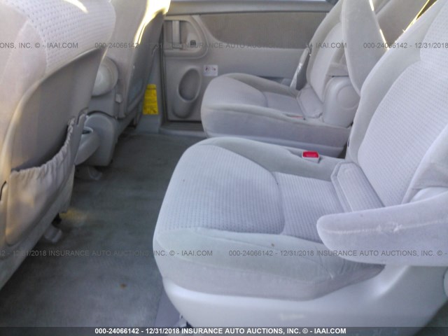 5TDZA23C26S505985 - 2006 TOYOTA SIENNA CE/LE TAN photo 8