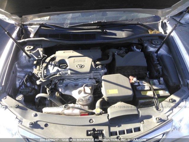 4T1BF1FK4EU380655 - 2014 TOYOTA CAMRY L/SE/LE/XLE SILVER photo 10