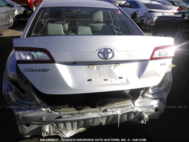 4T1BF1FK4EU380655 - 2014 TOYOTA CAMRY L/SE/LE/XLE SILVER photo 6
