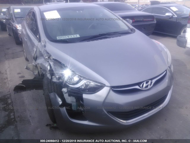 KMHDH4AE2BU102922 - 2011 HYUNDAI ELANTRA GLS/LIMITED SILVER photo 1