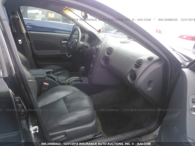 2G2WR524151170347 - 2005 PONTIAC GRAND PRIX GTP BLACK photo 5