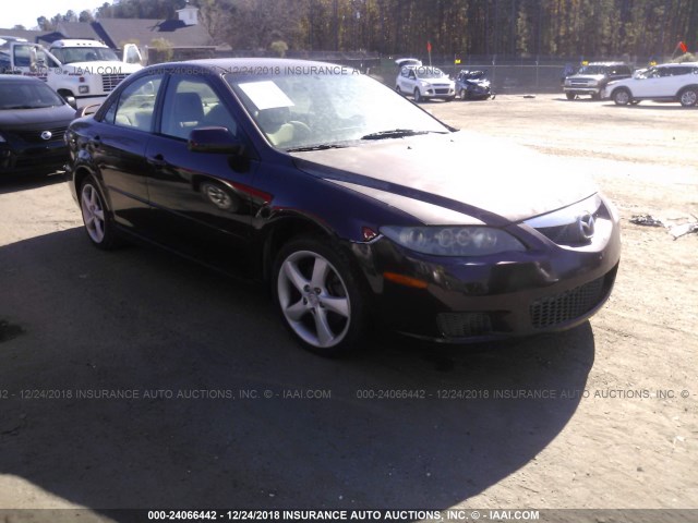 1YVHP80D775M07501 - 2007 MAZDA 6 S PURPLE photo 1