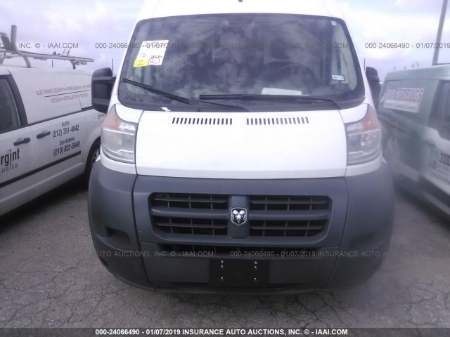 3C6TRVBG3GE123598 - 2016 RAM PROMASTER 1500 1500 HIGH WHITE photo 6