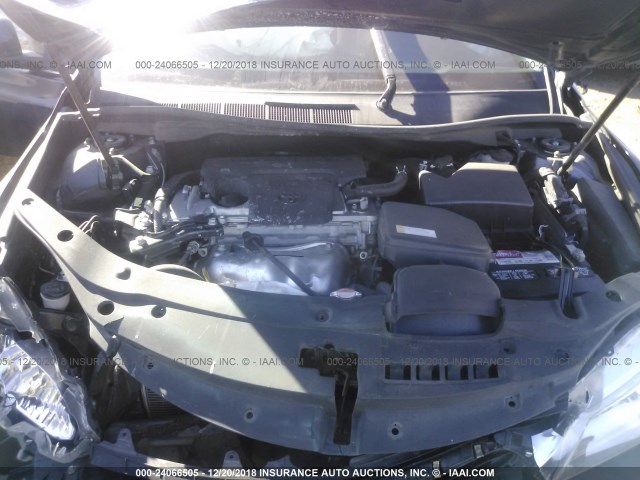 4T1BF1FK9GU563407 - 2016 TOYOTA CAMRY LE/XLE/SE/XSE BLUE photo 10