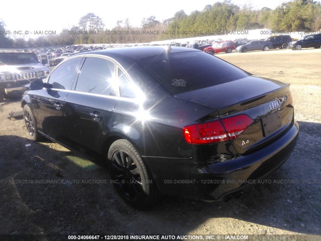 WAUEFAFL4AN025903 - 2010 AUDI A4 PREMIUM PLUS BLACK photo 3