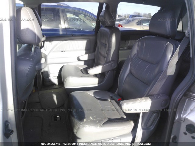 5FNRL38786B444707 - 2006 HONDA ODYSSEY EXL GRAY photo 8