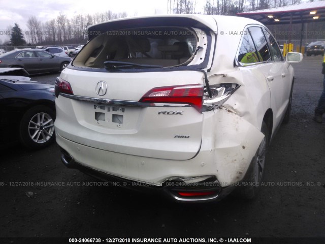 5J8TB4H78JL007621 - 2018 ACURA RDX ADVANCE 白色 照片 4
