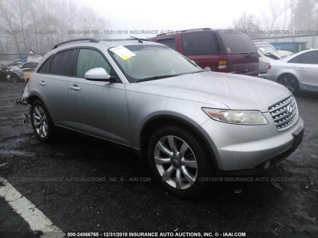 JNRAS08W05X202830 - 2005 INFINITI FX35 GRAY photo 1