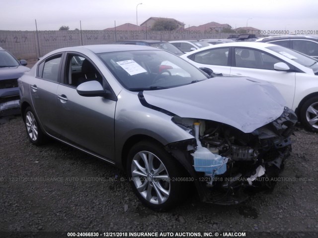 JM1BL1U53B1404287 - 2011 MAZDA 3 S SILVER photo 1