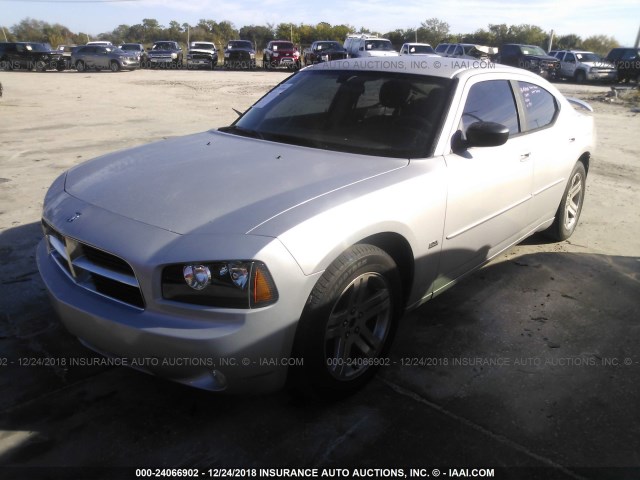 2B3KA43G87H666441 - 2007 DODGE CHARGER SE/SXT SILVER photo 2