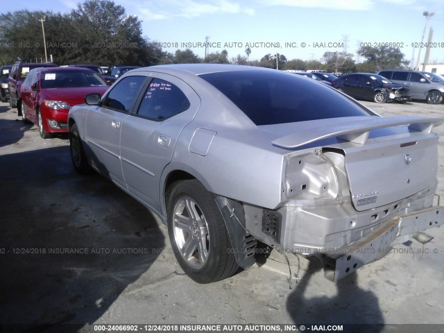 2B3KA43G87H666441 - 2007 DODGE CHARGER SE/SXT SILVER photo 3