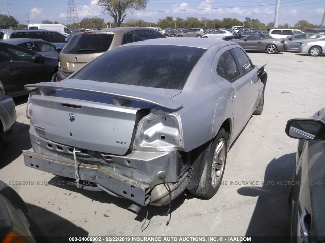 2B3KA43G87H666441 - 2007 DODGE CHARGER SE/SXT SILVER photo 4