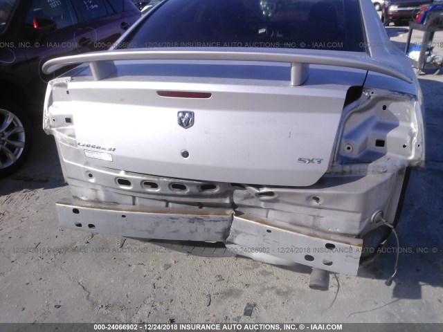 2B3KA43G87H666441 - 2007 DODGE CHARGER SE/SXT SILVER photo 6