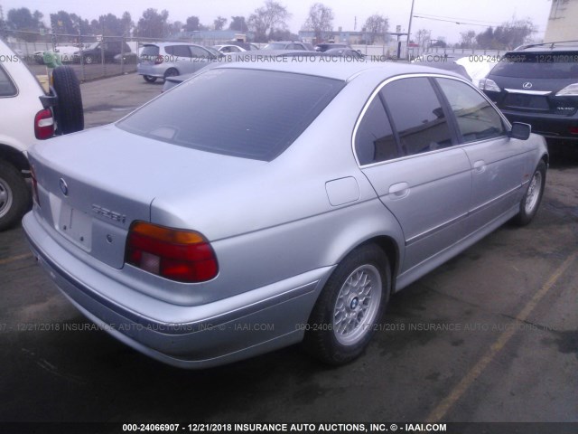 WBADD6322WBW30540 - 1998 BMW 528 I AUTOMATIC BLUE photo 4
